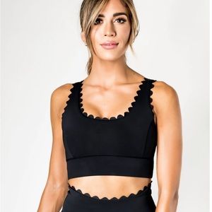 IVL scallop black bra, size 8